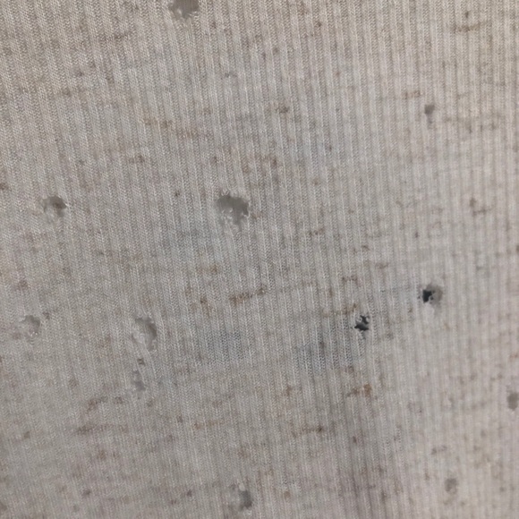 Emma & Sam Distressed Ribbed Tee - Picture 4 of 5